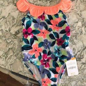 NWT Gymboree flower toddler girl swimsuit